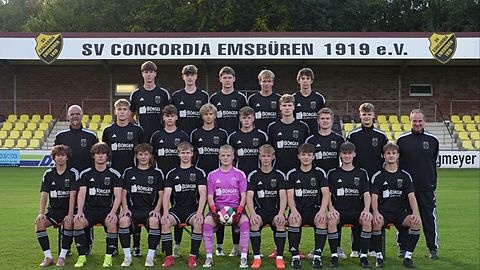Mannschaftsfoto: A-Jugend (U19) - SV Concordia Emsbüren - Saison Herbst 26