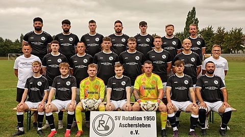 Mannschaftsfoto: Herren - 1. Mannschaft - SV Rotation 1950 Aschersleben - Saison 25/26