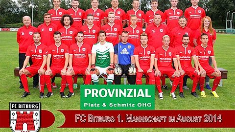 Vorne von links nach rechts:
Frank Valerius, Arthur Schütz, Oliver Adams, Jens Freis, Sebastian Weiers, Norman Schneider, Pascal Alff, Diljan Akdogan,  Simon Floß

Mitte von links nach rechts:
Trainer Richard Schneider, Trainer Fabian Ewertz, Raphael Dehaini, Jannick Rings, Moritz Reiter, Dennis Wadych, Torwart-Trainer Rainer Stalpes, Teambetreuer Walter Neuerburg, Physiotherapeutin Lisa Wengler

Hinten von links nach rechts:
Tobias Maier, Taner Weins, Steven Kantz, Dimitri Lange, Christopher Pint, Alexander Audrit, Michael Alff, Andreas Neuerburg

Es fehlen:
Mannschaftsarzt Dr. Jürgen Seidel, Jens Seidel, Bujamin Fetai, Maximilian Ludwig, Christian Schäfer