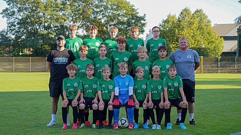 Mannschaftsfoto: C-Jugend (U15) II - SG Union Sandersdorf - Saison 25/26