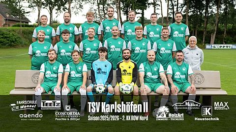 Mannschaftsfoto: Herren - 2. Mannschaft - TSV Karlshöfen - Saison 25/26