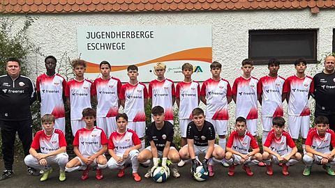 Mannschaftsfoto: C-Jugend (U15) - SV Kaufungen 07 - Saison 25/26