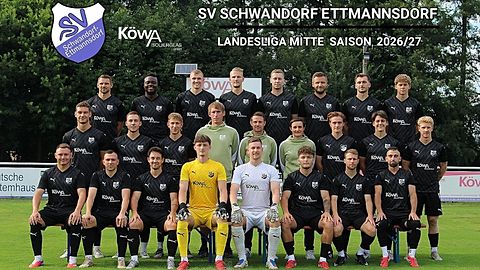 Mannschaftsfoto: Herren - 1. Mannschaft - SV Schwandorf-Ettmannsdorf - Saison 26/27