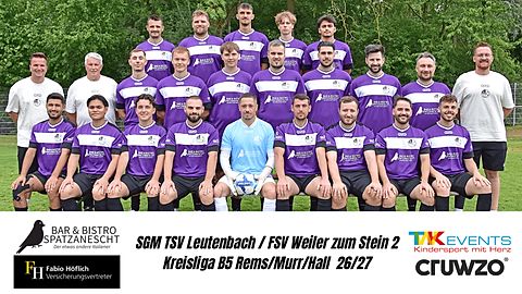 Mannschaftsfoto: Herren - 2. Mannschaft - TSV Leutenbach - Saison 26/27