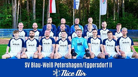 Mannschaftsfoto: Herren - 2. Mannschaft - SV Blau-Weiß Petershagen/Eggersdorf - Saison 25/26