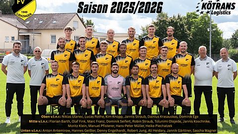 Mannschaftsfoto: Herren - 1. Mannschaft - FV Lienzingen - Saison 25/26