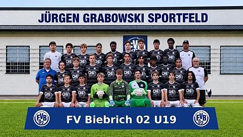 Mannschaftsfoto: A-Jugend (U19) - FV Biebrich - Saison 26/27