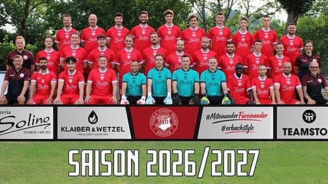 Mannschaftsfoto: Herren - 1. Mannschaft - TSV Erbach - Saison 26/27