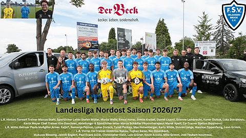 Mannschaftsfoto: Herren - 1. Mannschaft - FSV Erlangen-Bruck - Saison 26/27