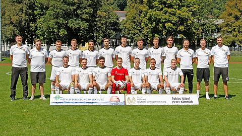 Bezirksligamannschaft des VfR Sulz e.V. 1920 in der Saison 2021/22.