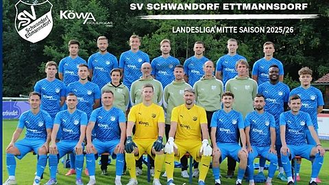 Mannschaftsfoto: Herren - 1. Mannschaft - SV Schwandorf-Ettmannsdorf - Saison 25/26