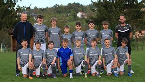 Mannschaftsfoto: D-Jugend (U13) - 1. FC Katzbach - Saison Herbst 26