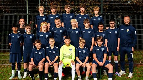 Mannschaftsfoto: C-Jugend (U15) - SV 09 Arnstadt - Saison 25/26