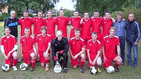 Die A-Junioren des SV 28 Wissingen.