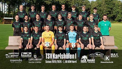 Mannschaftsfoto: Herren - 1. Mannschaft - TSV Karlshöfen - Saison 25/26