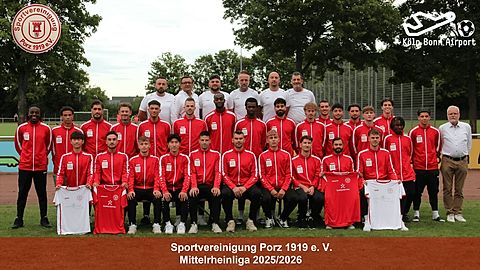 Mannschaftsfoto: Herren - 1. Mannschaft - SpVg Porz 1919 - Saison 25/26