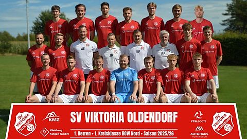 Mannschaftsfoto SV Viktoria Oldendorf