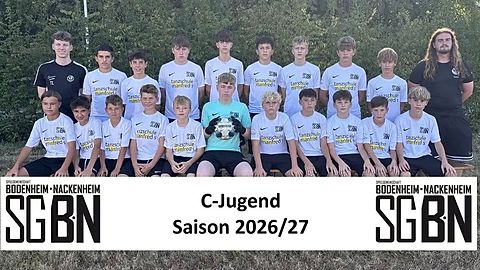 Mannschaftsfoto: C-Jugend (U15) - VfB Bodenheim - Saison 26/27