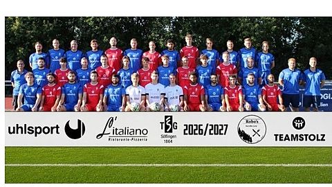 Mannschaftsfoto: Herren - 1. Mannschaft - TSG Söflingen - Saison 26/27