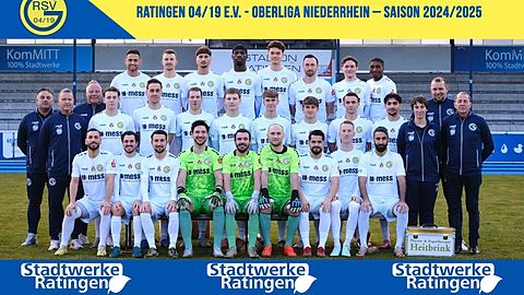 Oberliga Mannschaft Ratingen 04/19 
Obere Reihe: Alexandris, Silberbach, Touloupis, Raul, Shepard, Potzler, Matondo Mittlere Reihe: Betreuer Aydin, Trainer Radojewski, Torwarttrainer Böhs,Vöpel, Spillmann, Henrichs, Kildiiarov, Hazibajramovic, Klossek, Dimitrijevski, Adibelli, Physio Snitsleer, Teammanager Schäfers, sportlicher Leiter Zilles 
Untere Reihe: Demircan, DiGaetano, Rehxa, Ljubic, Fenzl, Raschka, Ilbay, Kleefisch, Ari