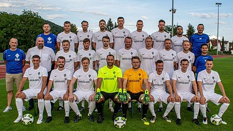 Mannschaftsfoto A-Team 1. FC 03 Gelnhausen Saison 2019/2020