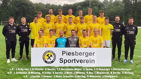 Mannschaftsfoto: Herren - 1. Mannschaft - Piesberger SV (Pye) - Saison 25/26