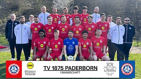 Mannschaftsfoto: Herren - 1. Mannschaft - TV 1875 Paderborn - Saison 25/26