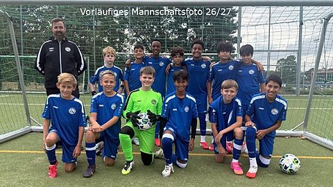 Vorläufiges Teamfoto FV Biebrich 02 D3 Saison 26/27