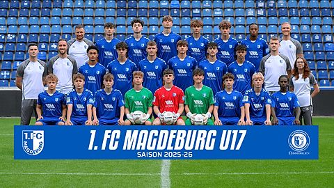 Mannschaftsfoto: B-Jugend (U17) - 1. FC Magdeburg - Saison Frühjahr 26	