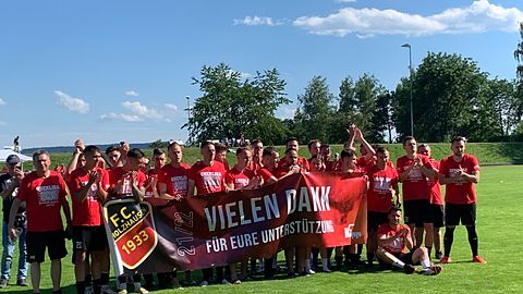 Meistermannschaft 2021/22 Verbandsliga Aufstieg in die Oberliga