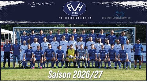 Mannschaftsfoto: Herren - 2. Mannschaft - FV Hochstetten - Saison 26/27