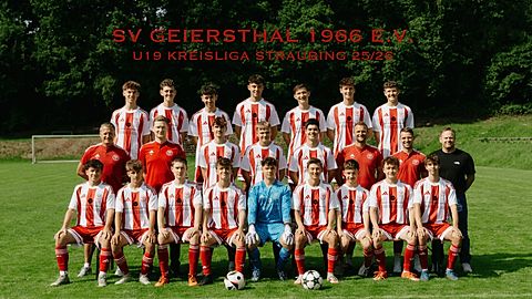 Mannschaftsfoto: A-Jugend (U19) - SV Geiersthal - Saison 25/26