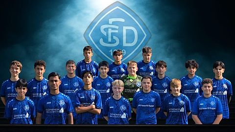 Mannschaftsfoto: C-Jugend (U15) - Sportfreunde Düren - Saison 25/26