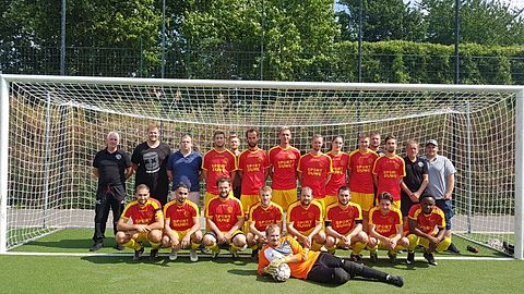 o.l. Helmut Cassola(Trainer), Marius Tatzki(Betreuer), Alan Grzemba (Torwarttrainer), Raphael Schübbe, Tim Ilger, Manuel Stute, Denis Mertins, Andreas Kek, Tobias Hauptmann, Lennart Perschul, Timo Weiß (Trainer), Ahmad Shahin, Jörg Müller (Trainer), André Potarzycki (Berater), 
u.l. Patrick Stepuhn, Sohaib Dabor, Marco Hanfner, Marvin Fanz, Bastian Ludwig, Jan Kantwill, Mathias Leiendecker, Alpha Saliou Ly
Vorne: Jendrick Borkowski
Es fehlen: Mark Engels, Erik Beyer, Nils Rother, Timo Krosch, Mahir Kulalic, Andre Meyer, Lennart Perschul, Dominik Ropel, Timo Ulbricht, Pascal Wagner