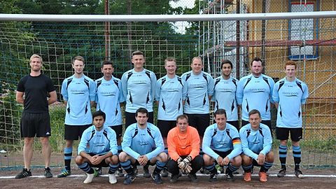 (Stehend von Links): Trainer David Weisel, 
Andreas Mauer, Michael Trost, Niklas Freimuth, Nicolai Behrens, 
Armin Glock, Stefano Canterino, Michael Engel, Thorsten Prinz, 
(Kniend von Links): Ingvar Meckel, Sascha Breckheimer, Tony Neuwirth, Thomas Stoll, Marc Bach