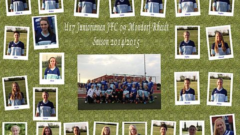 U17-Juniorinnen JFC 09 Mondorf-Rheidt mit Trainerin Conny Reese