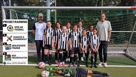 Mannschaftsfoto: U13-Juniorinnen - 1. FSV Schierstein - Saison 26/27