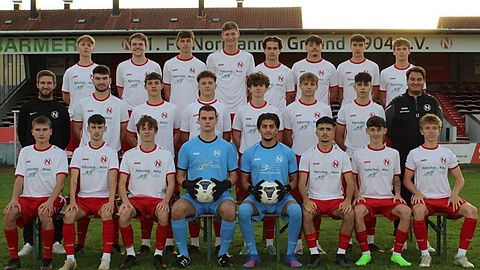 Mannschaftsfoto 1. FC Normannia Gmünd A-Junioren 22/23