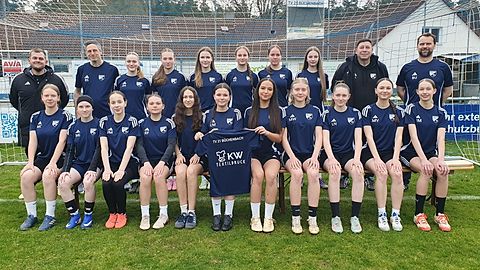 Mannschaftsfoto: U17-Juniorinnen - TV 21 Büchenbach - Saison 25/26