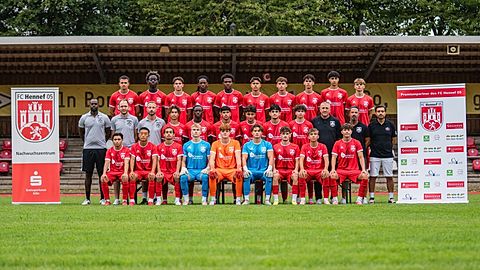 Mannschaftsfoto: A-Jugend (U19) - FC Hennef 05 - Saison Herbst 26