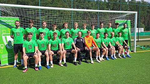 1. Herren im Trainingslager in Lindow