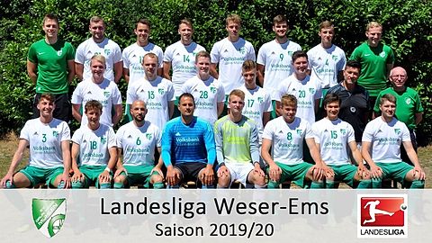 Hintere Reihe von links: Athletik-Trainer Jan Zerhusen, Markus Stukenborg, Jochen Thobe, Jan Bünnemeyer, Paul Wessels, Patrick Albers, Kevin Steinfeld und Teammanager Jonas Varwig

Mittlere Reihe von links: Torsten Stukenborg, Hubertus Blömer, Leonard Westermann, Dominik Soremba, Thomas Wieferich, Trainer Ingo Soremba und Betreuer Alfred Pundsack

Vordere Reihe von links: Vincent von Lehmden, Robert Kröger, Nico Files, Maurice Planteur, Marvin Deters, Benny Bloemen, Constantin Westermann und Vladislav Aumann

Es fehlen: Andre Balster, Gerrit Pöhlking, Nico Söhlke, Tom Ungemach, Jonas Pöhlking und Physiotherapeutin Sarah Kröger