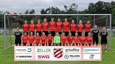 Mannschaftsfoto: U17-Juniorinnen - TSV Klein-Linden - Saison 25/26
