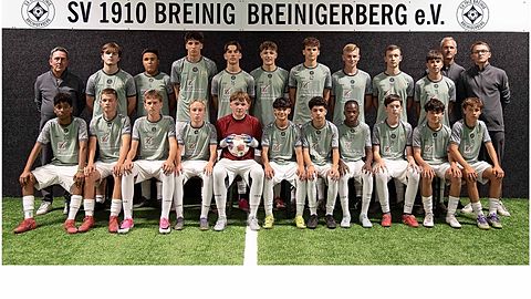 Mannschaftsfoto: B-Jugend (U17) - SV Breinig - Saison Herbst 26