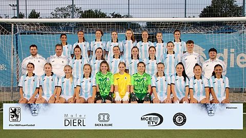 Mannschaftsfoto: Frauen - 1. Mannschaft - TSV 1860 München - Saison 25/26