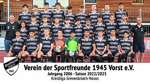U17-Junioren der Sportfreunde 1945 Vorst e.V.
