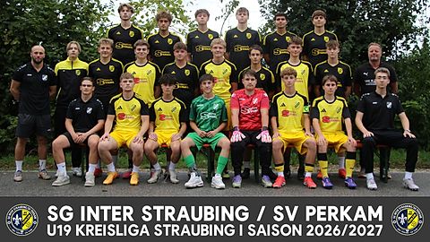 Mannschaftsfoto: A-Jugend (U19) - Inter Straubing - Saison Herbst 26