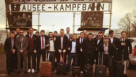 Auswärtsspiel in Haltern am Tag nach der Weihnachtsfeier