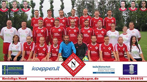 Hintere Reihe (von links nach rechts): Ernst, Ladisch, Woyke, Steinberger, Strümper, Krumrei, Butter
Mittlere Reihe (von links nach rechts): Gorlt (Fitnesstrainer), Kling (Hauptsponsor), Seidel, Mann, Wolchow (Trainer), Schmidt, Wallrodt, M. Becker (Physiotherapeutin), Friedrich (Physiotherapeutin), D. Becker (Teammanager) 
Vordere Reihe (von links nach rechts): Heinze (Zeugwärtin), Stepputat, Cziborr, Förster, Groth, Geerhardt, Stoffer, Hager, Dornblut, Fritz (Betreuerin) 
Eingekesselt (von links nach rechts): Halle (Co-Trainer), Hellwig, Rademacher, Ahrend, Oukil, Heller