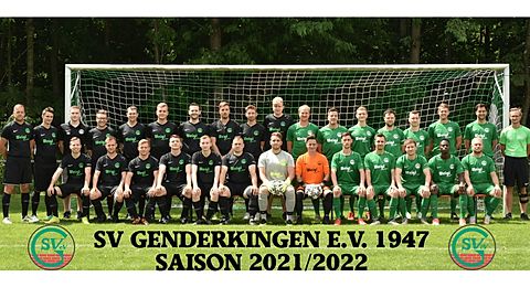 Mannschaftsfoto SV Genderkingen Saison 2021/2022